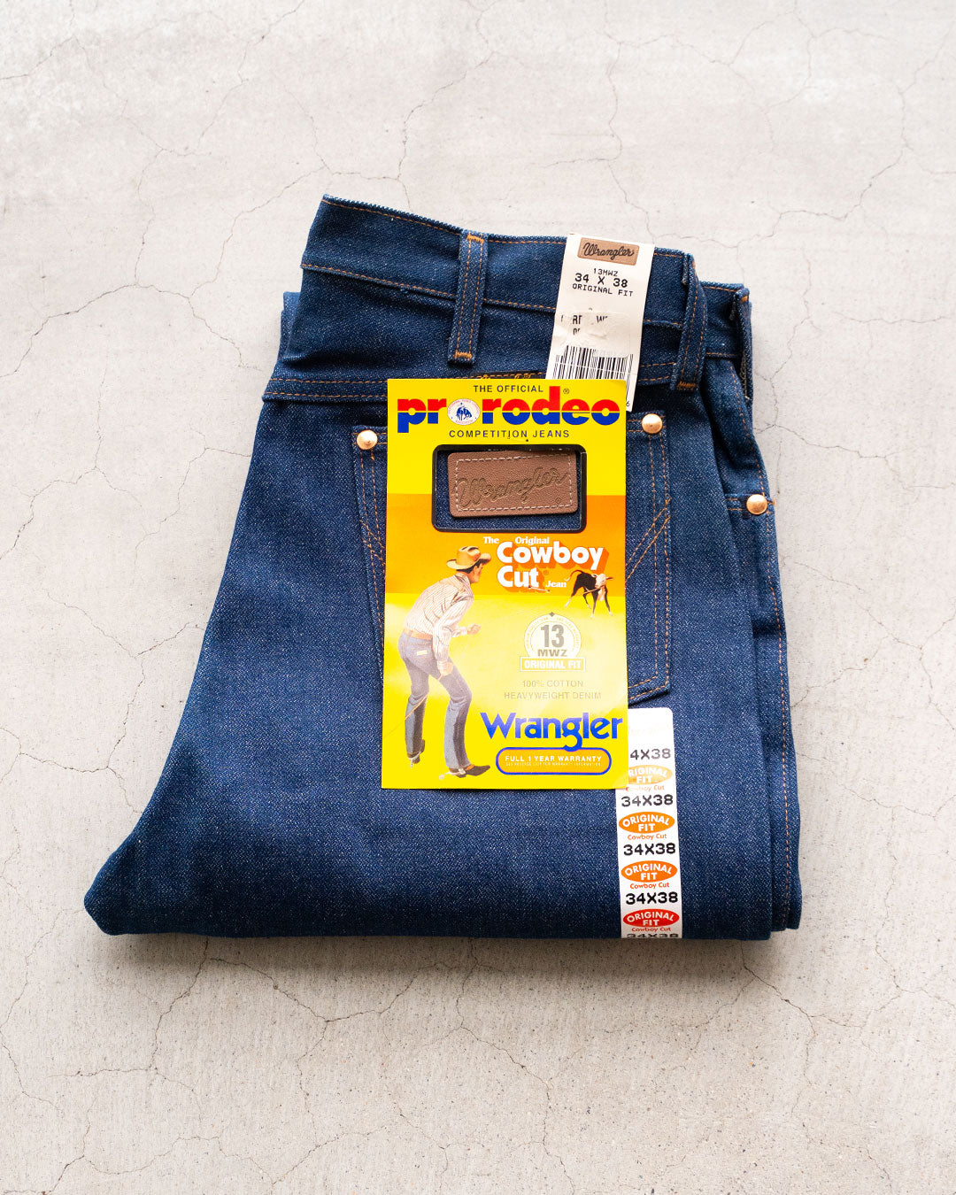【DEADSTOCK】90s Wrangler 13MWZ Denim Pants "Made In USA"