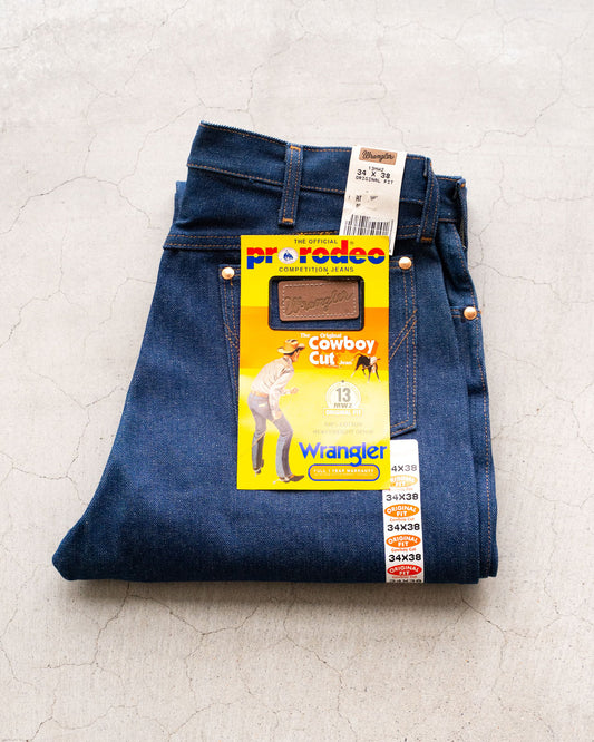 【DEADSTOCK】90s Wrangler 13MWZ Denim Pants "Made In USA"
