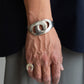【VINTAGE】70-80s Mexican Silver Modern Art Bangle