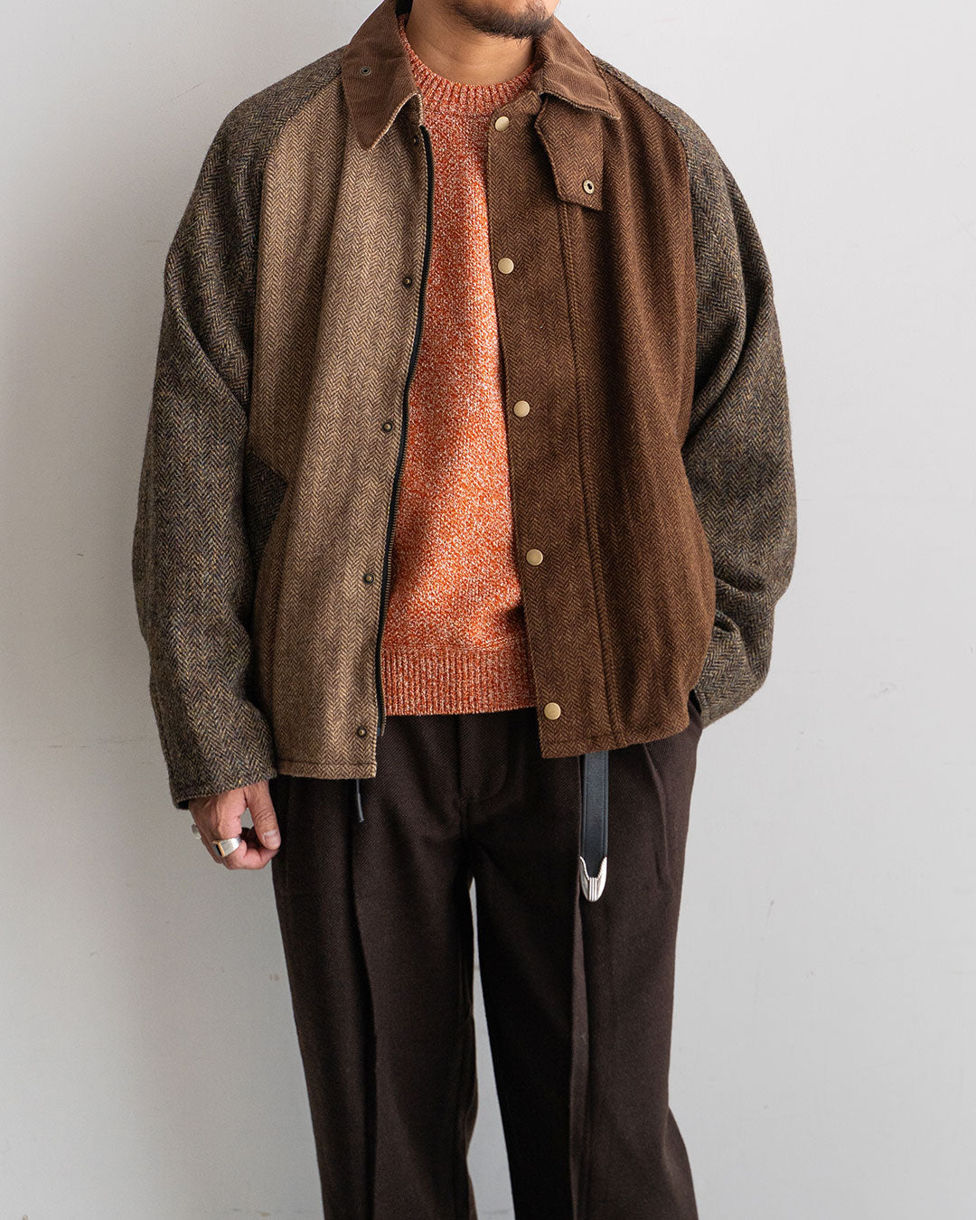 着用モデル 身長175cm　体重69kg / 着用サイズ   1 / カラー BROWN