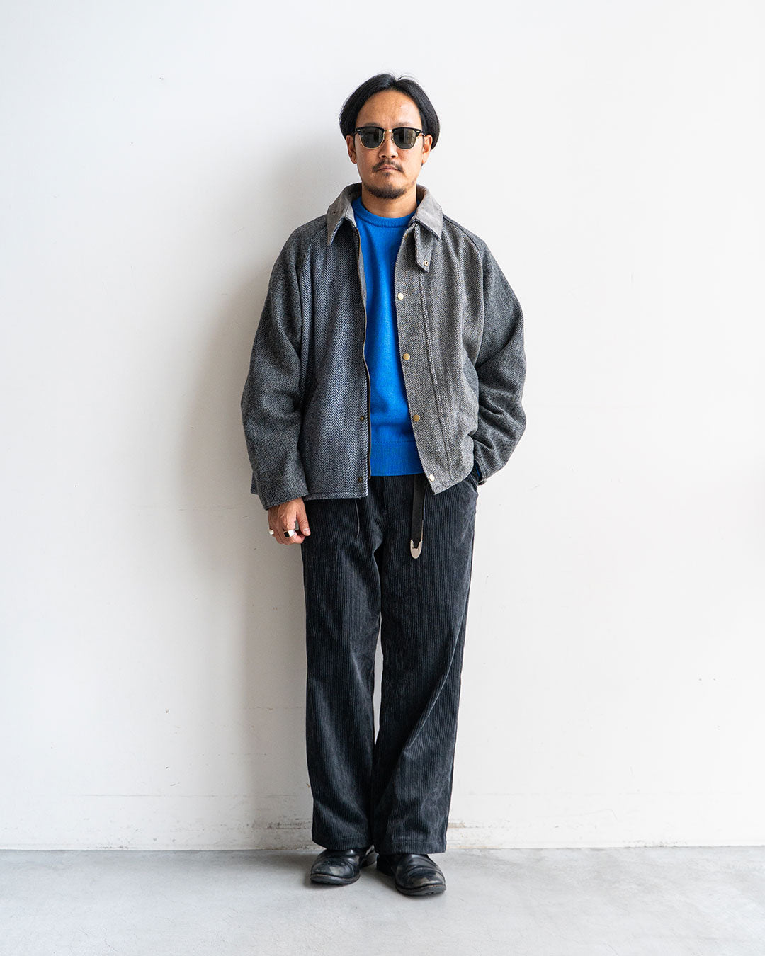 着用モデル 身長175cm　体重69kg / 着用サイズ   1  / カラー  GRAY