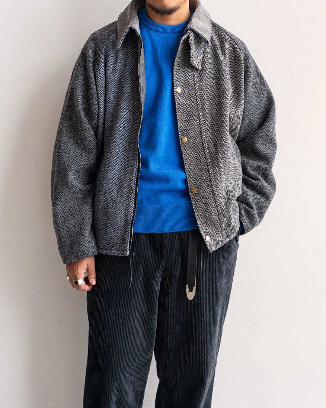 着用モデル 身長175cm　体重69kg / 着用サイズ   1  / カラー  GRAY
