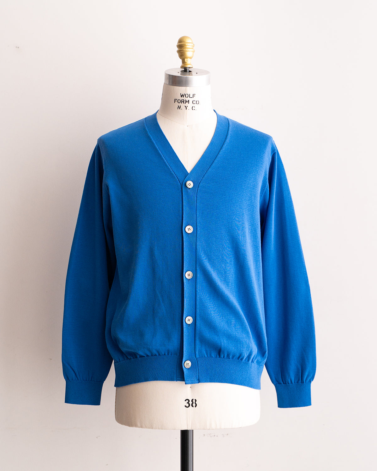 【Yonetomi】 High Twist Cotton Knit Cardigan
