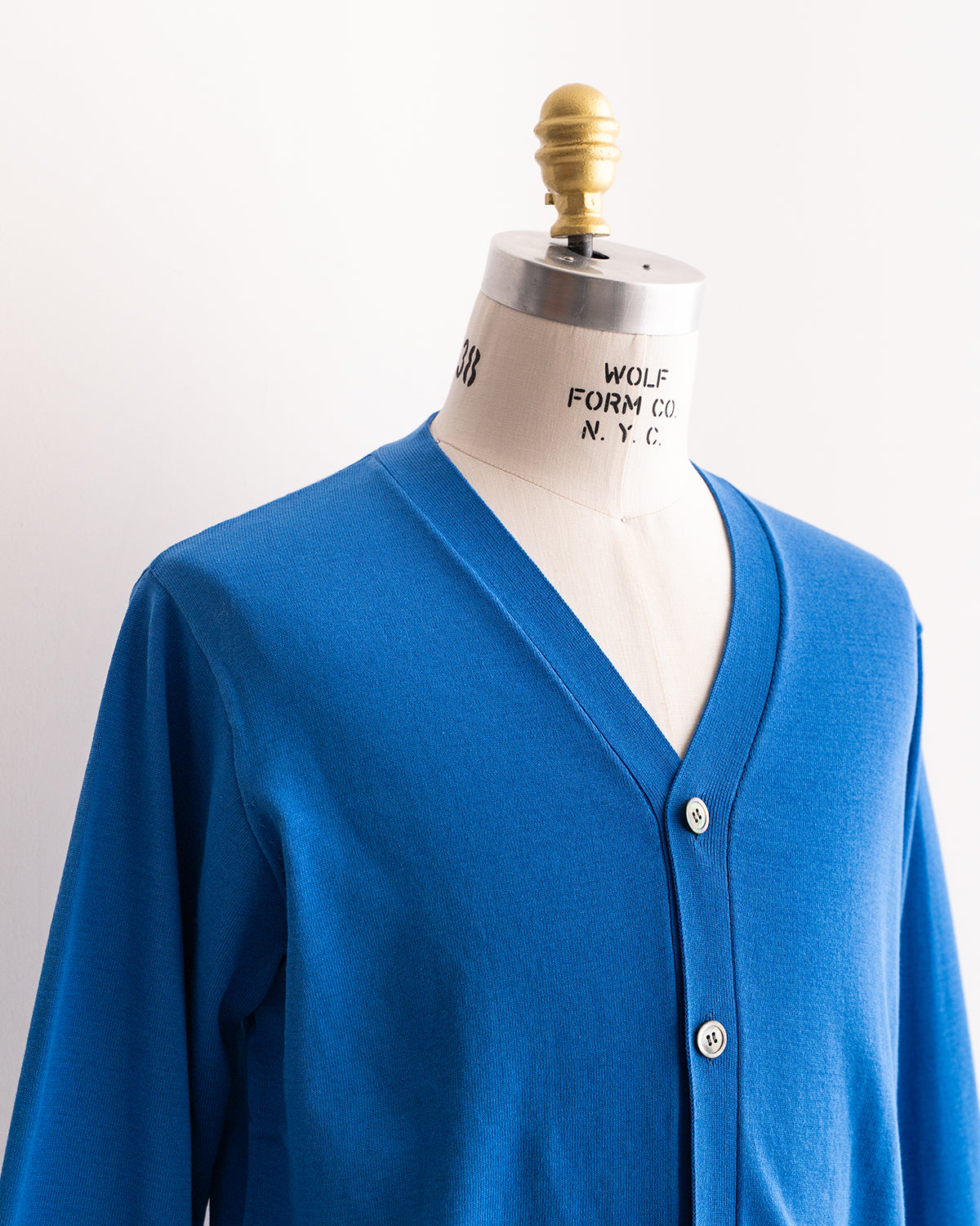 【Yonetomi】 High Twist Cotton Knit Cardigan