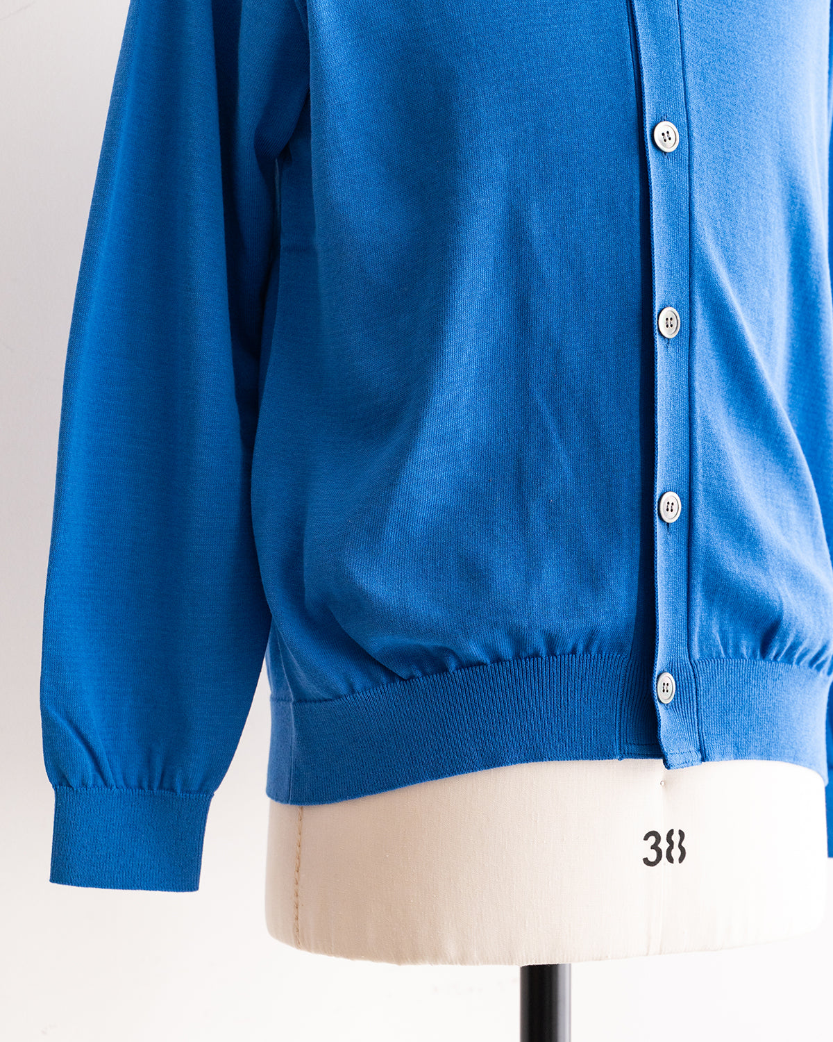 【Yonetomi】 High Twist Cotton Knit Cardigan