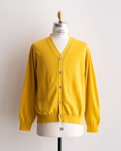 【Yonetomi】 High Twist Cotton Knit Cardigan