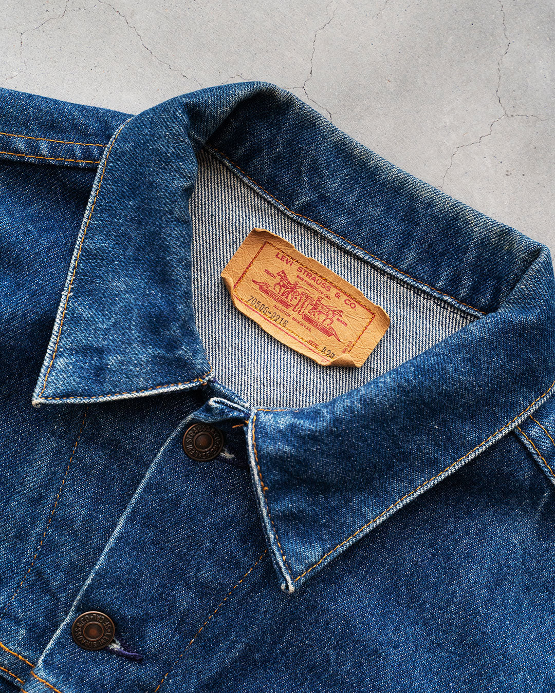 【VINTAGE】90s Levis 70506 Denim Jacket 『Good Size』＆『Made In USA』②