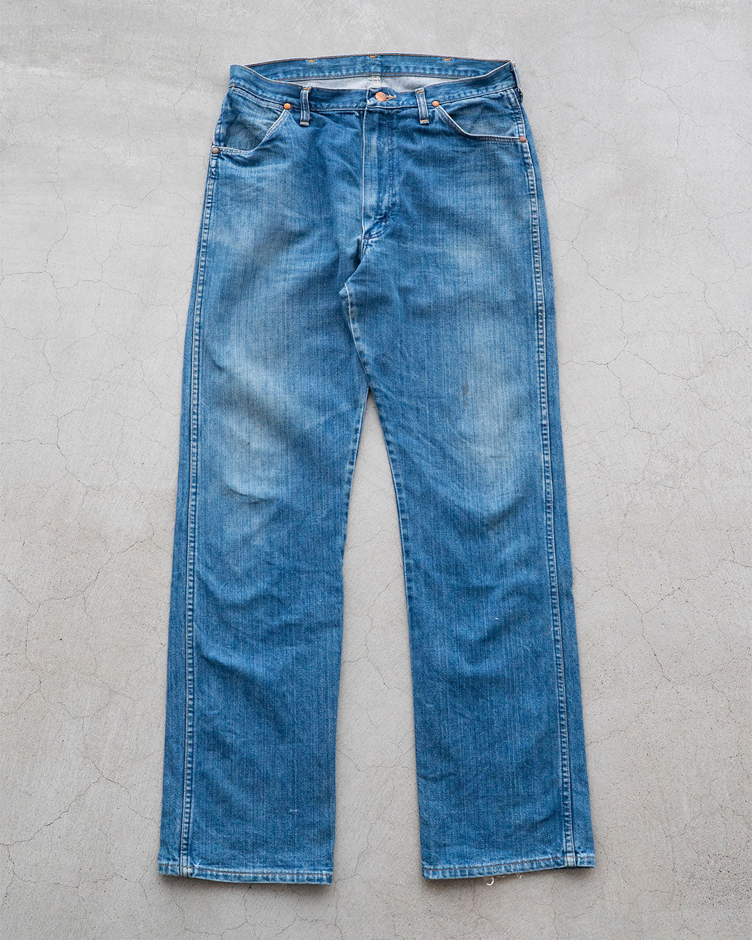 【VINTAGE】70s Wrangler 13MWZ Denim Pants "Good Fade"