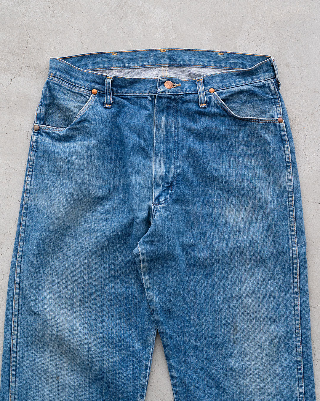 【VINTAGE】70s Wrangler 13MWZ Denim Pants "Good Fade"