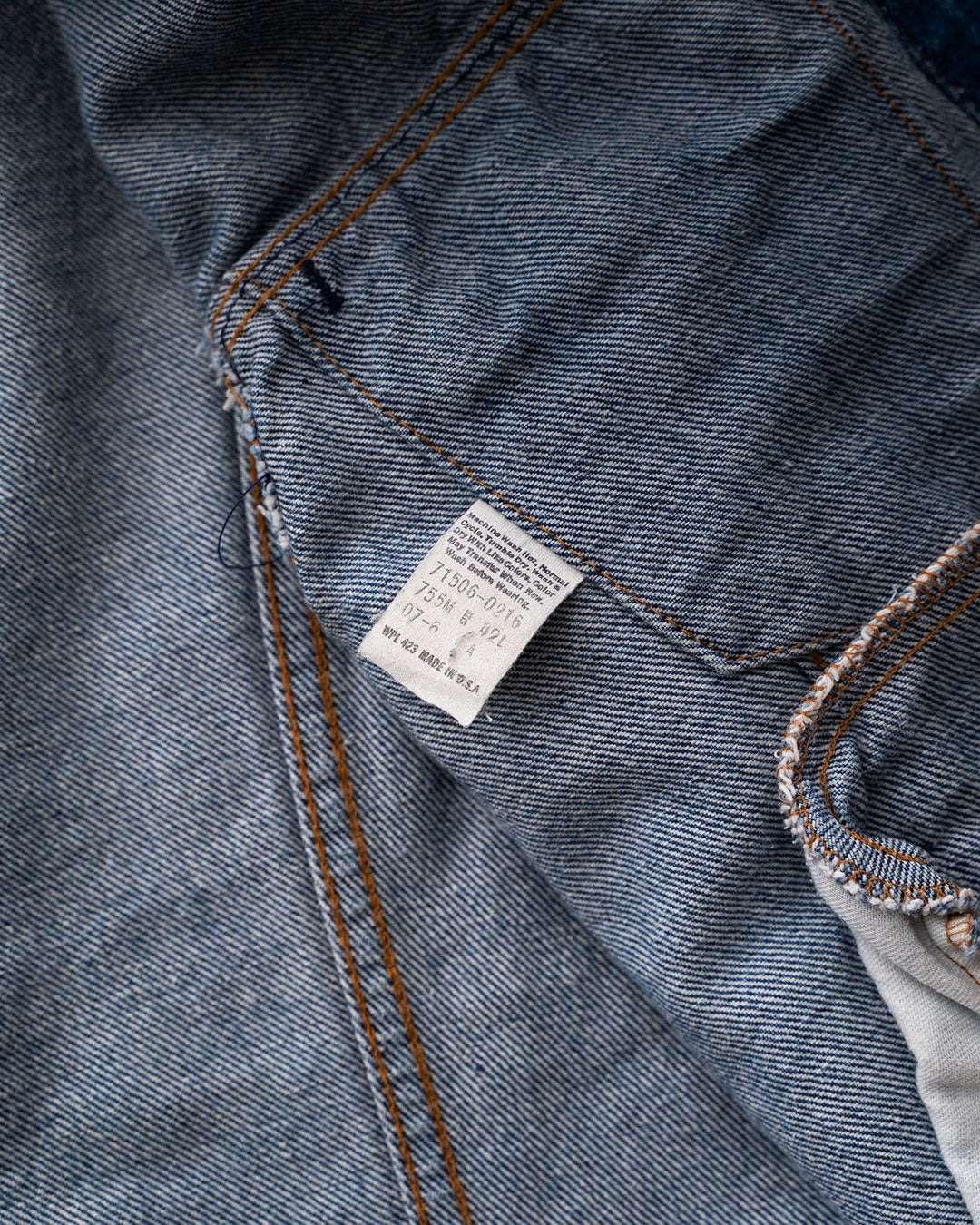 【VINTAGE】90s Levis 70506 Denim Jacket 『Good Size』＆『Made In USA』③