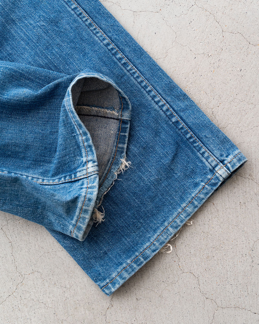 【VINTAGE】70s Wrangler 13MWZ Denim Pants "Good Fade"