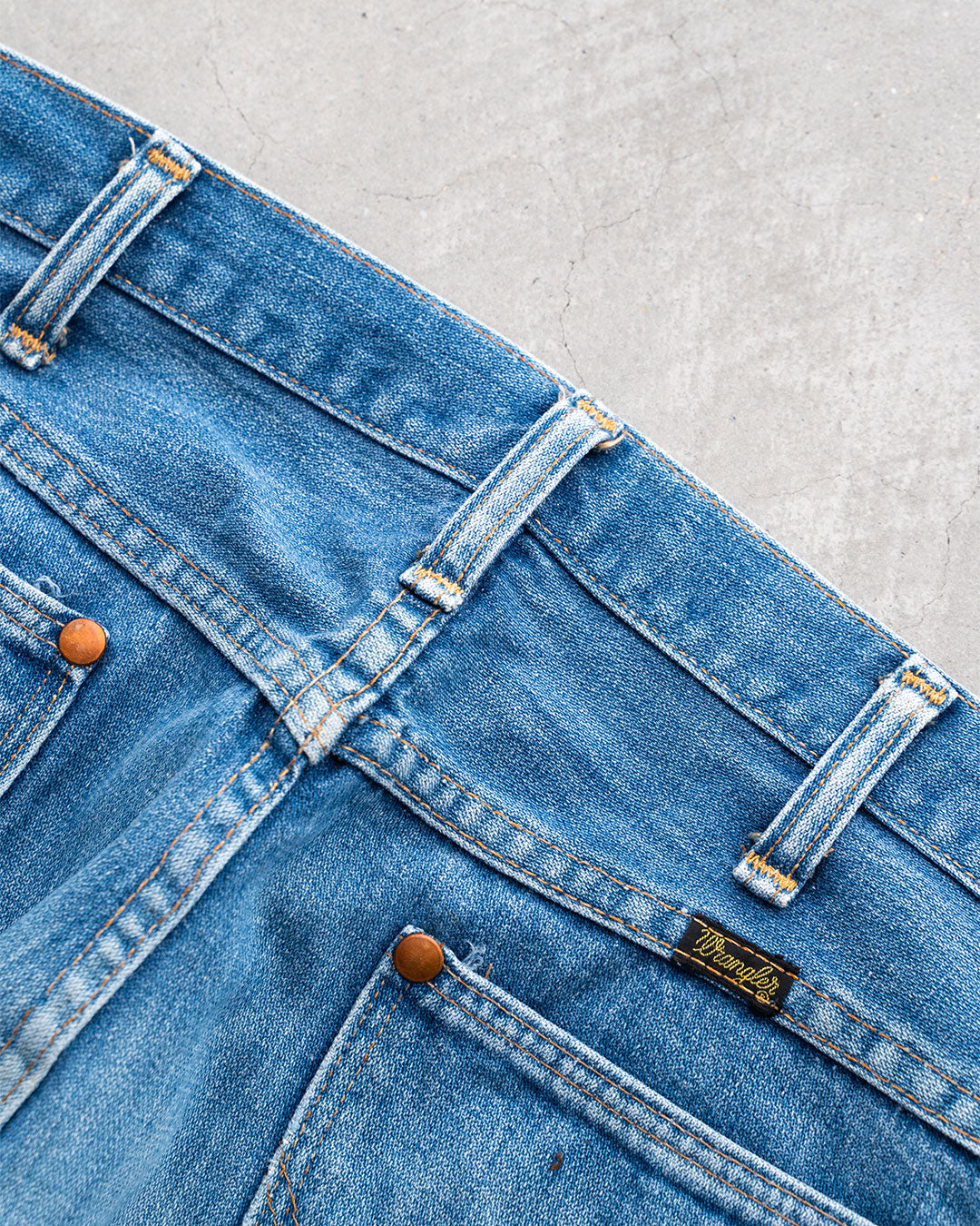 【VINTAGE】70s Wrangler 13MWZ Denim Pants "Good Fade"