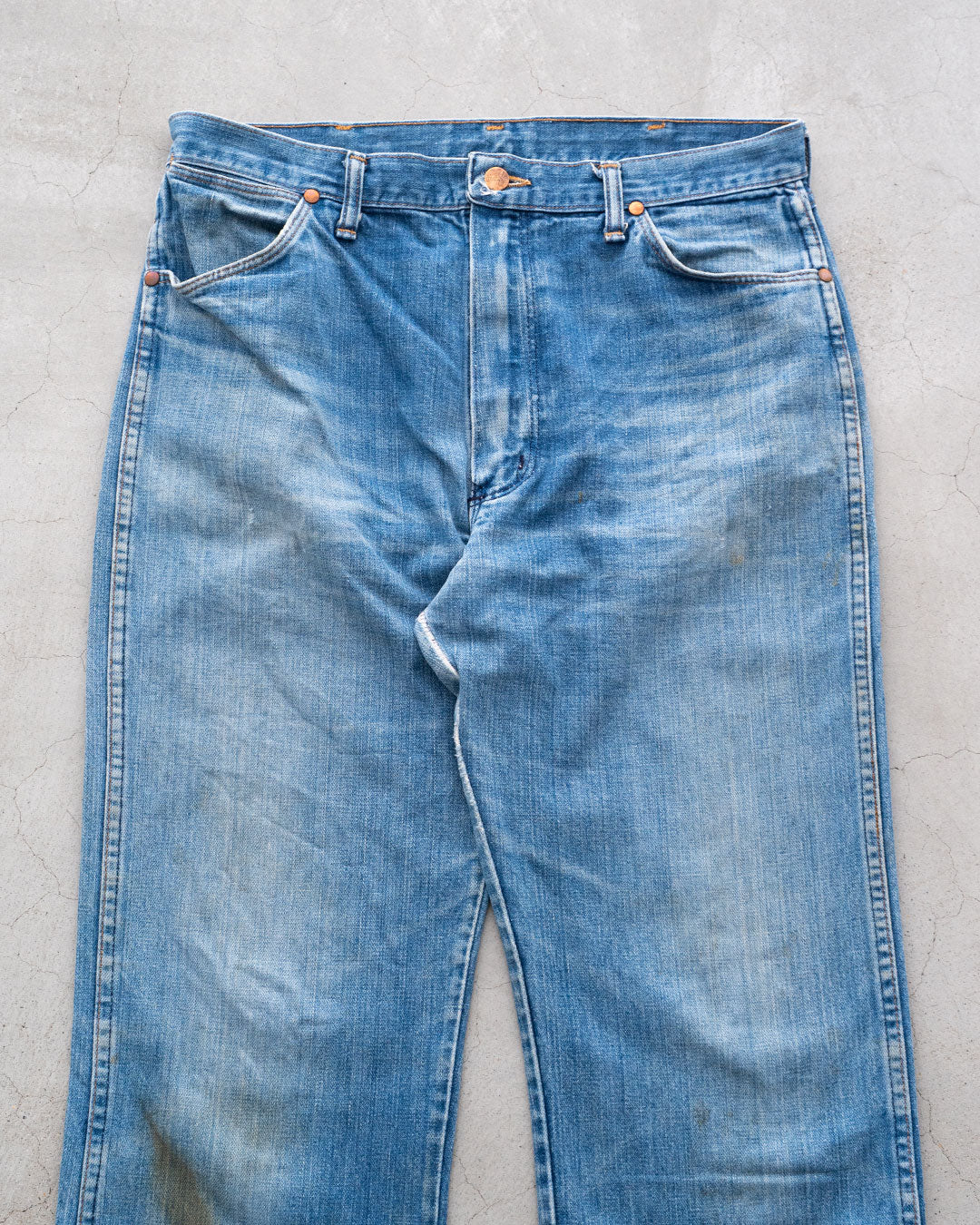 【VINTAGE】70s Wrangler 13MWZ Denim Pants "Good Fade"