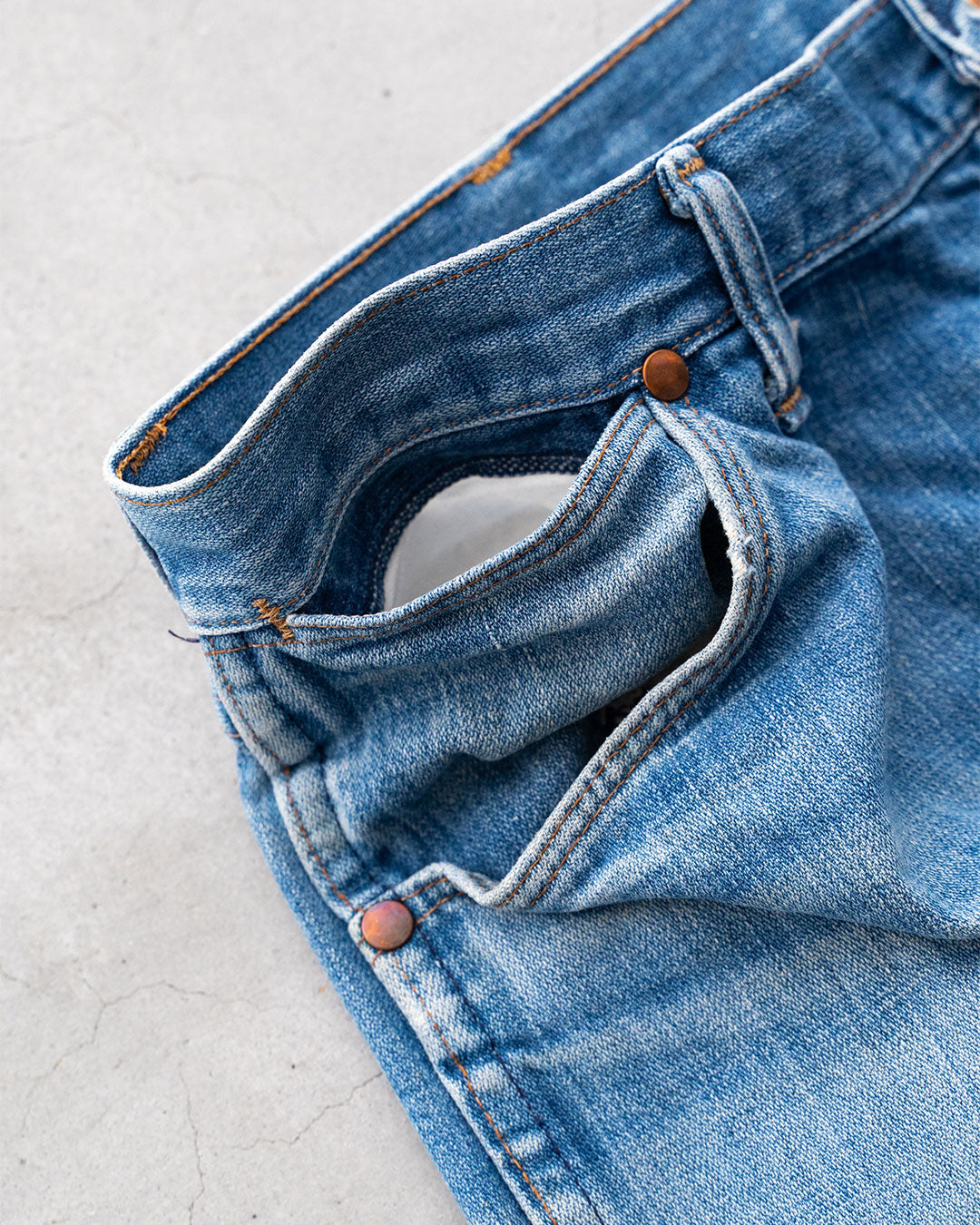 【VINTAGE】70s Wrangler 13MWZ Denim Pants "Good Fade"