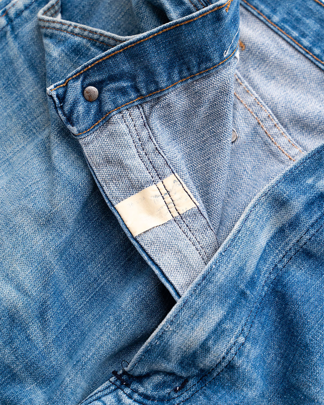 【VINTAGE】70s Wrangler 13MWZ Denim Pants "Good Fade"