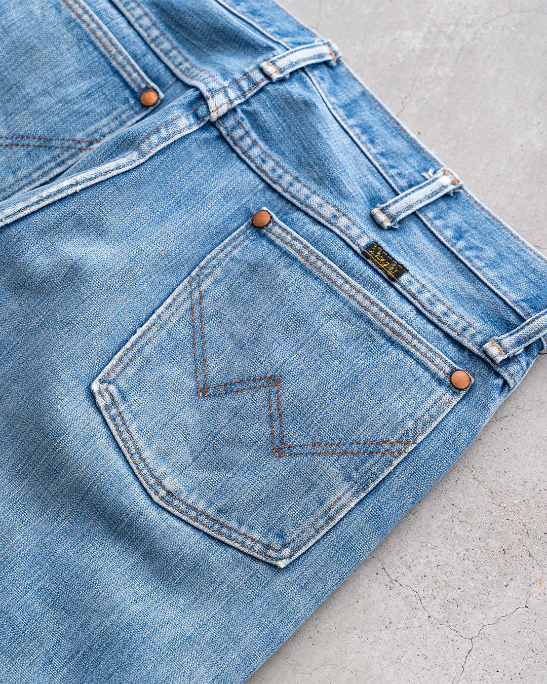 【VINTAGE】70s Wrangler 13MWZ Denim Pants "Good Fade"