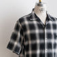 【A VONTADE】 Ombre Check Open Collar Short Sleeve Shirts