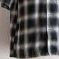 【A VONTADE】 Ombre Check Open Collar Short Sleeve Shirts