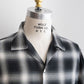 【A VONTADE】 Ombre Check Open Collar Short Sleeve Shirts