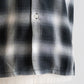 【A VONTADE】 Ombre Check Open Collar Short Sleeve Shirts