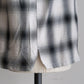 【A VONTADE】 Ombre Check Open Collar Short Sleeve Shirts