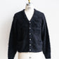 【Authentic Reproduction Products】Premium Classic Mohair Cardigan W/Pocket『Abstract Black』