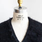 【Authentic Reproduction Products】Premium Classic Mohair Cardigan W/Pocket『Abstract Black』