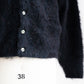 【Authentic Reproduction Products】Premium Classic Mohair Cardigan W/Pocket『Abstract Black』