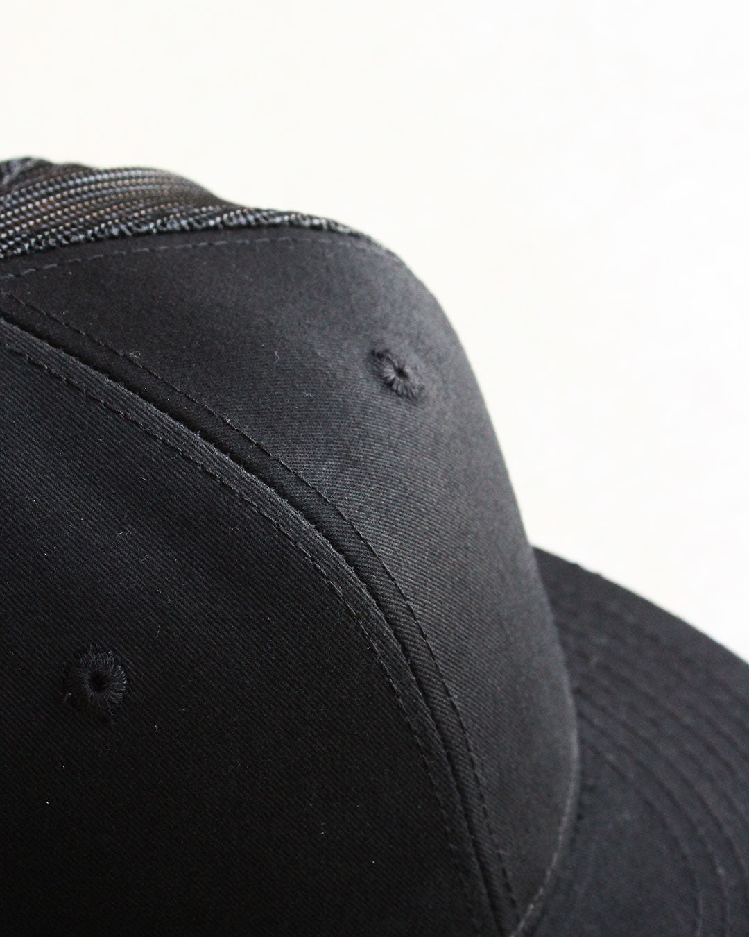 【DEADSTOCK】90s All Black Mesh Cap 『Made In USA』