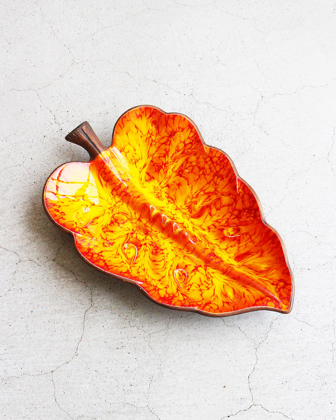【VINTAGE】60s Mid Century Marble Ashtray (Treasure Craft) 『Made In USA』