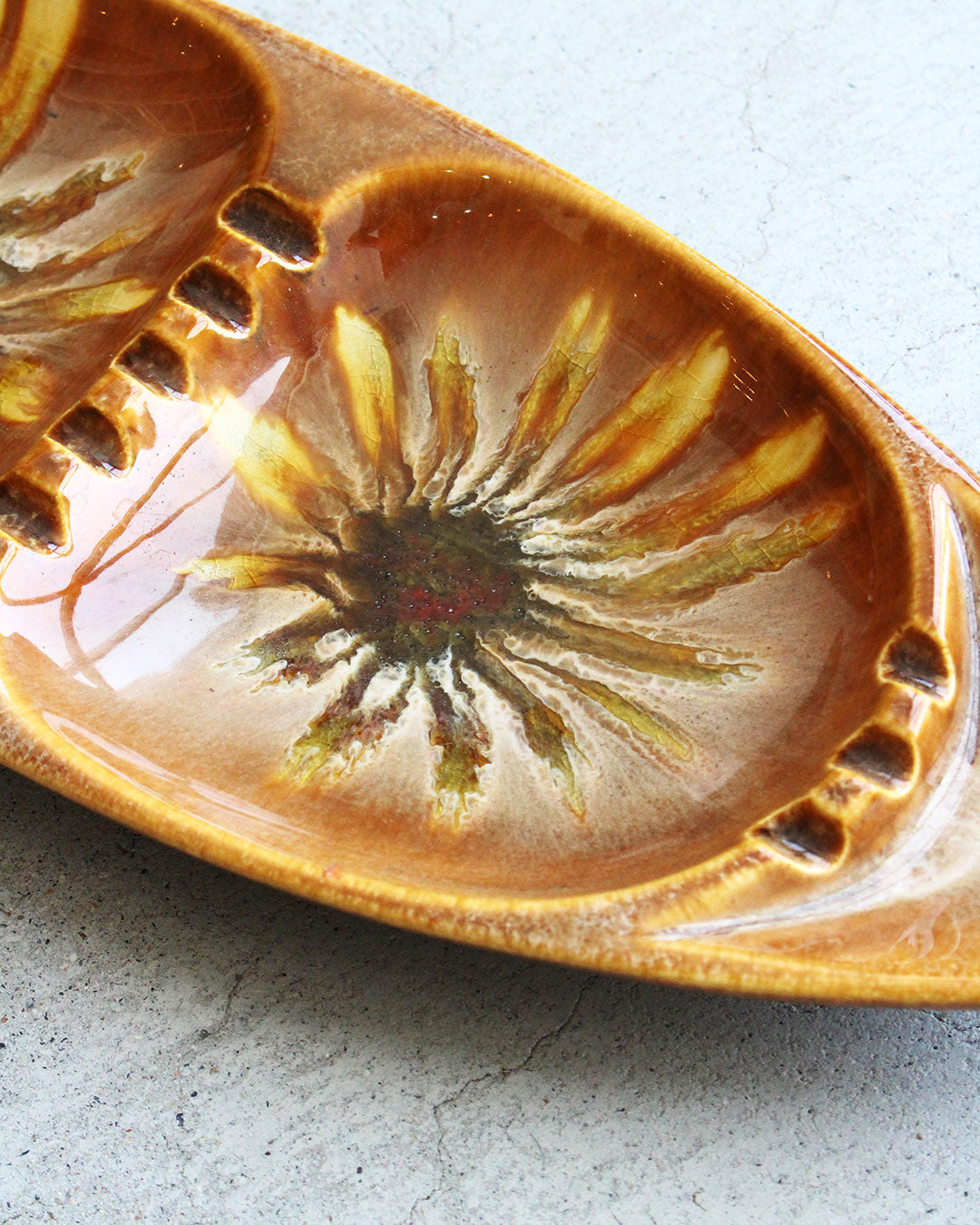 【VINTAGE】60-70s Mid Century Marble Ashtray 『Made In USA』