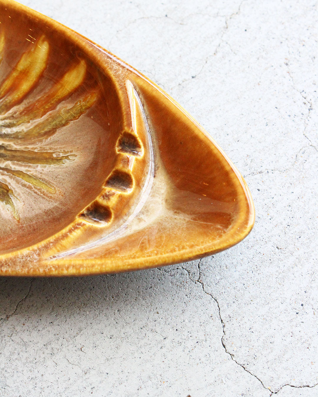 【VINTAGE】60-70s Mid Century Marble Ashtray 『Made In USA』