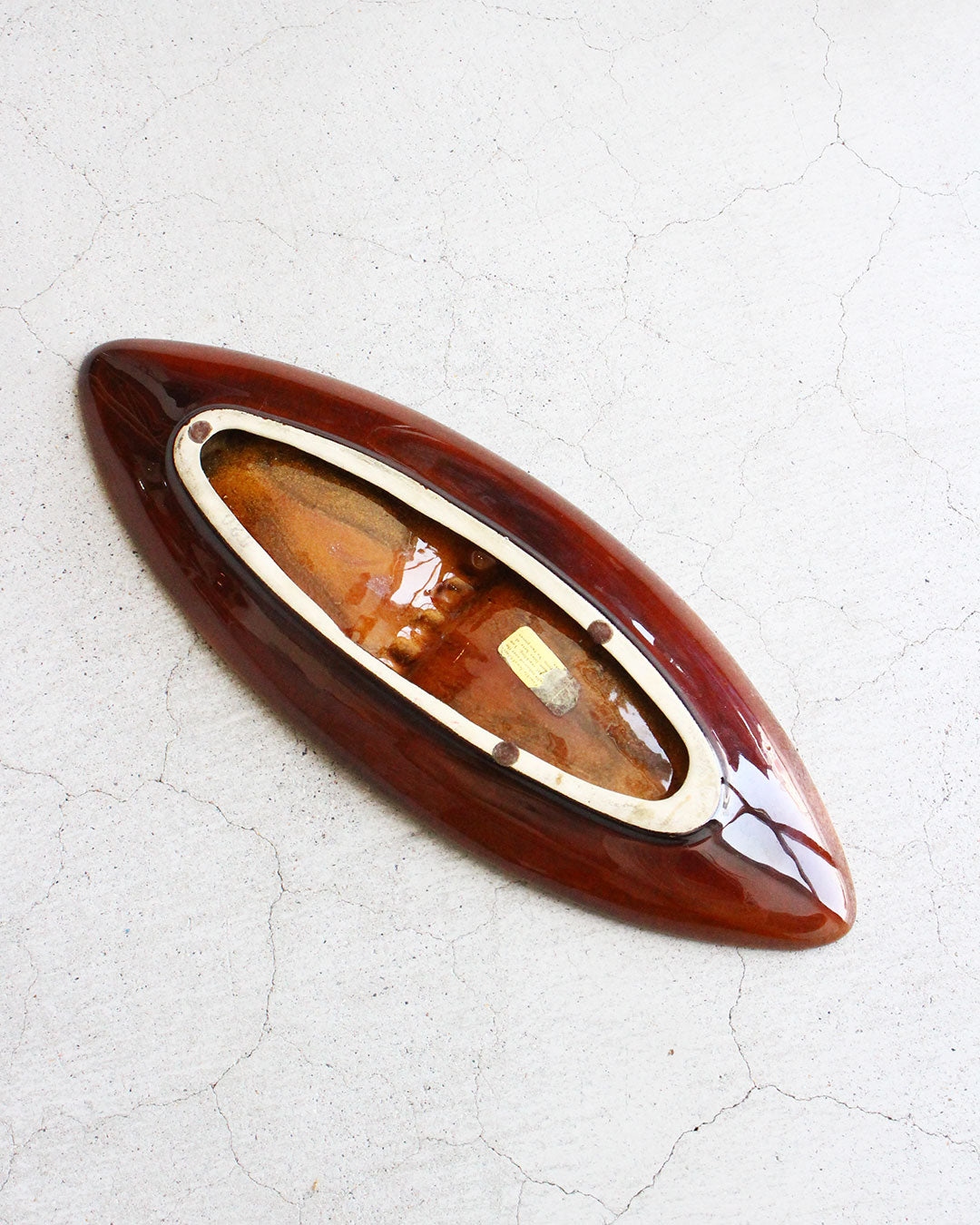【VINTAGE】60-70s Mid Century Marble Ashtray 『Made In USA』