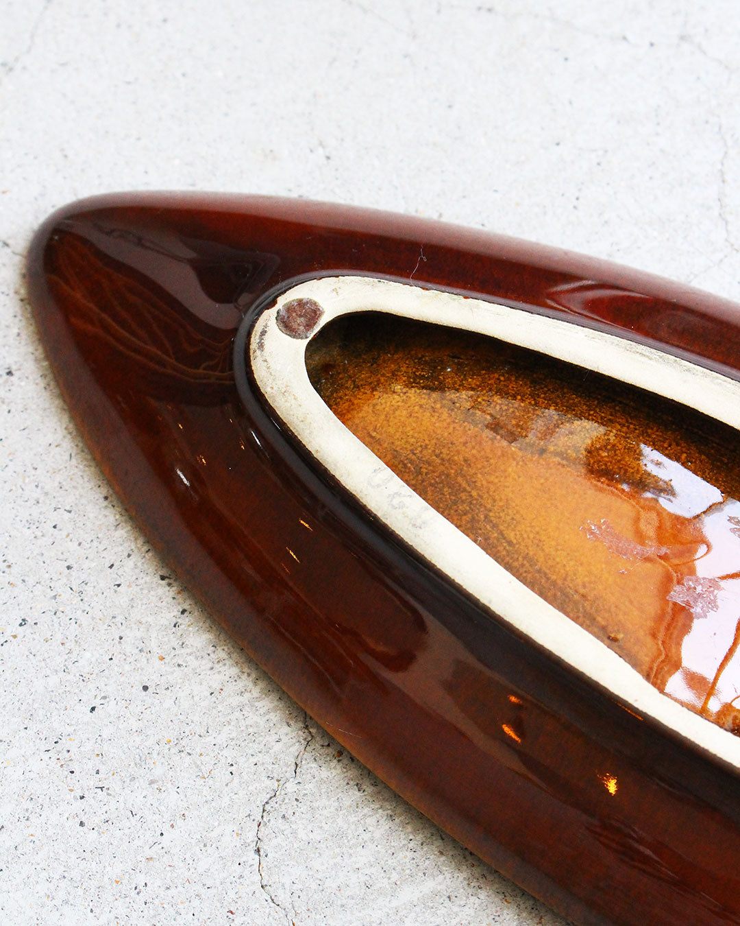 【VINTAGE】60-70s Mid Century Marble Ashtray 『Made In USA』