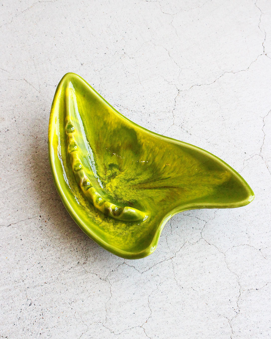 【VINTAGE】60s Mid Century Marble Ashtray『Made In USA』