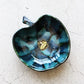 【VINTAGE】60-70s Mid Century Apple Shaped Pottery Tray『Made In USA』