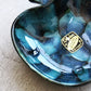 【VINTAGE】60-70s Mid Century Apple Shaped Pottery Tray『Made In USA』