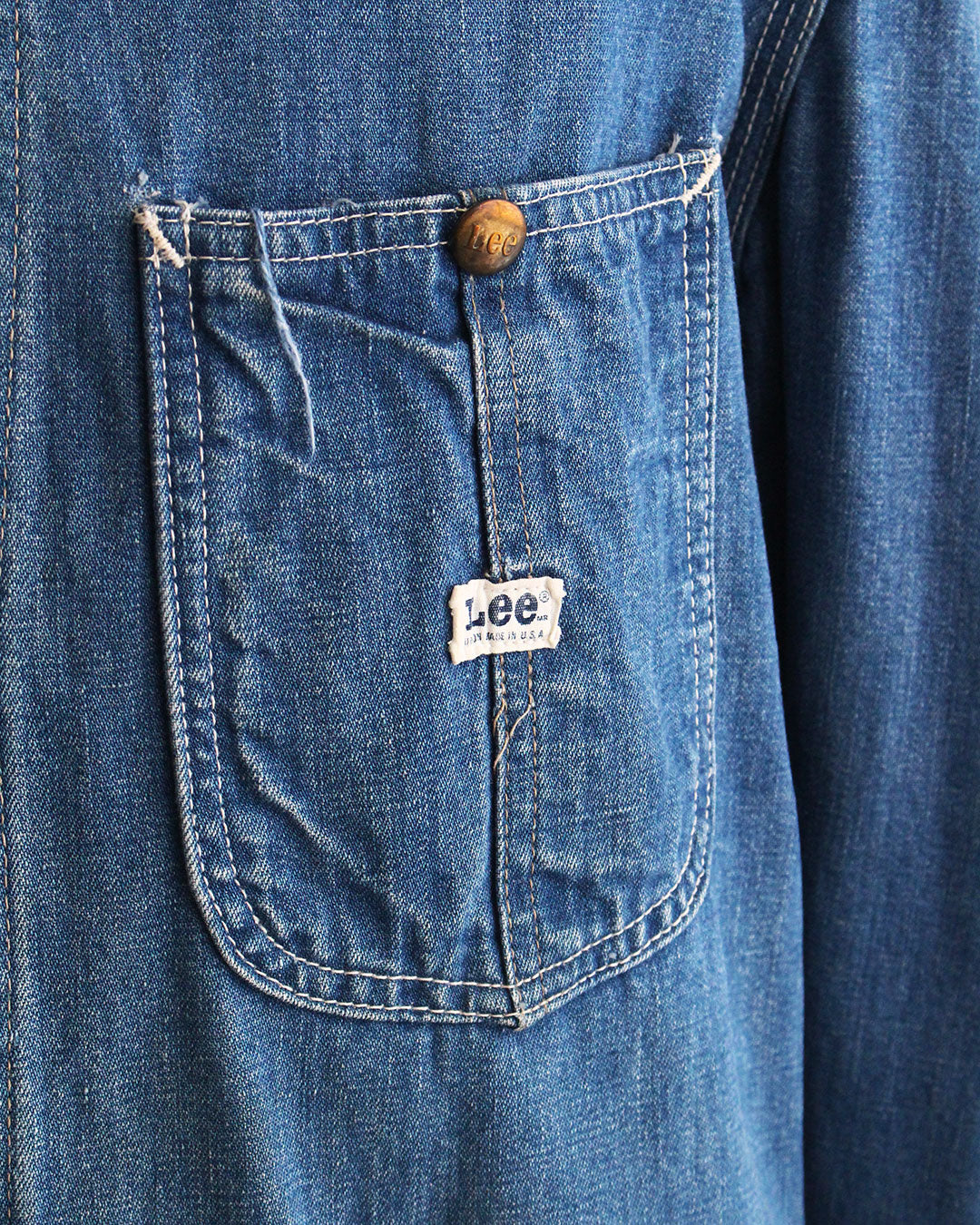 【VINTAGE】70s Lee 91-J Coverall『Very Good Fade』