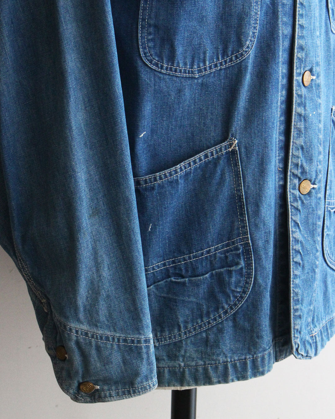 【VINTAGE】70s Lee 91-J Coverall『Very Good Fade』