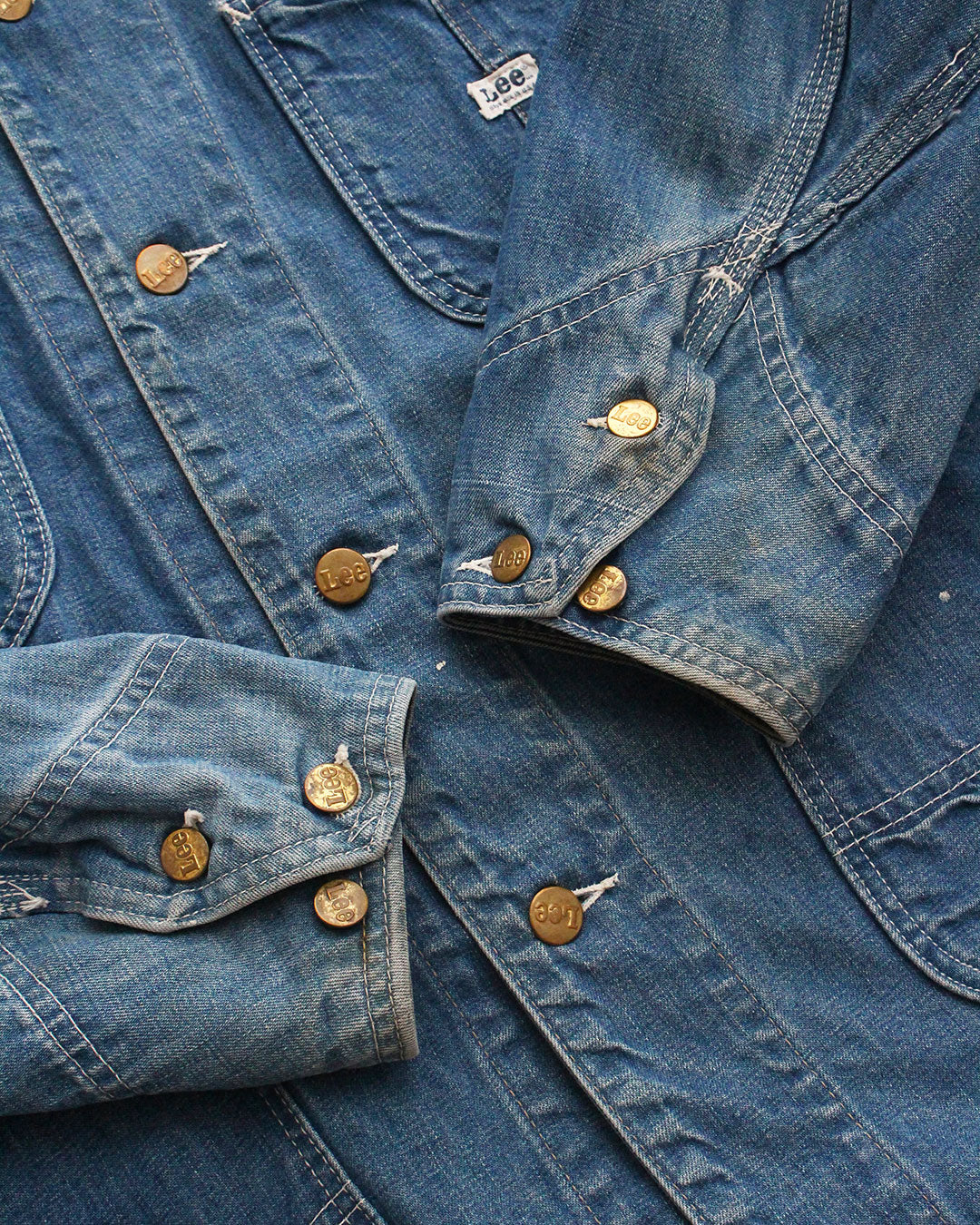 【VINTAGE】70s Lee 91-J Coverall『Very Good Fade』