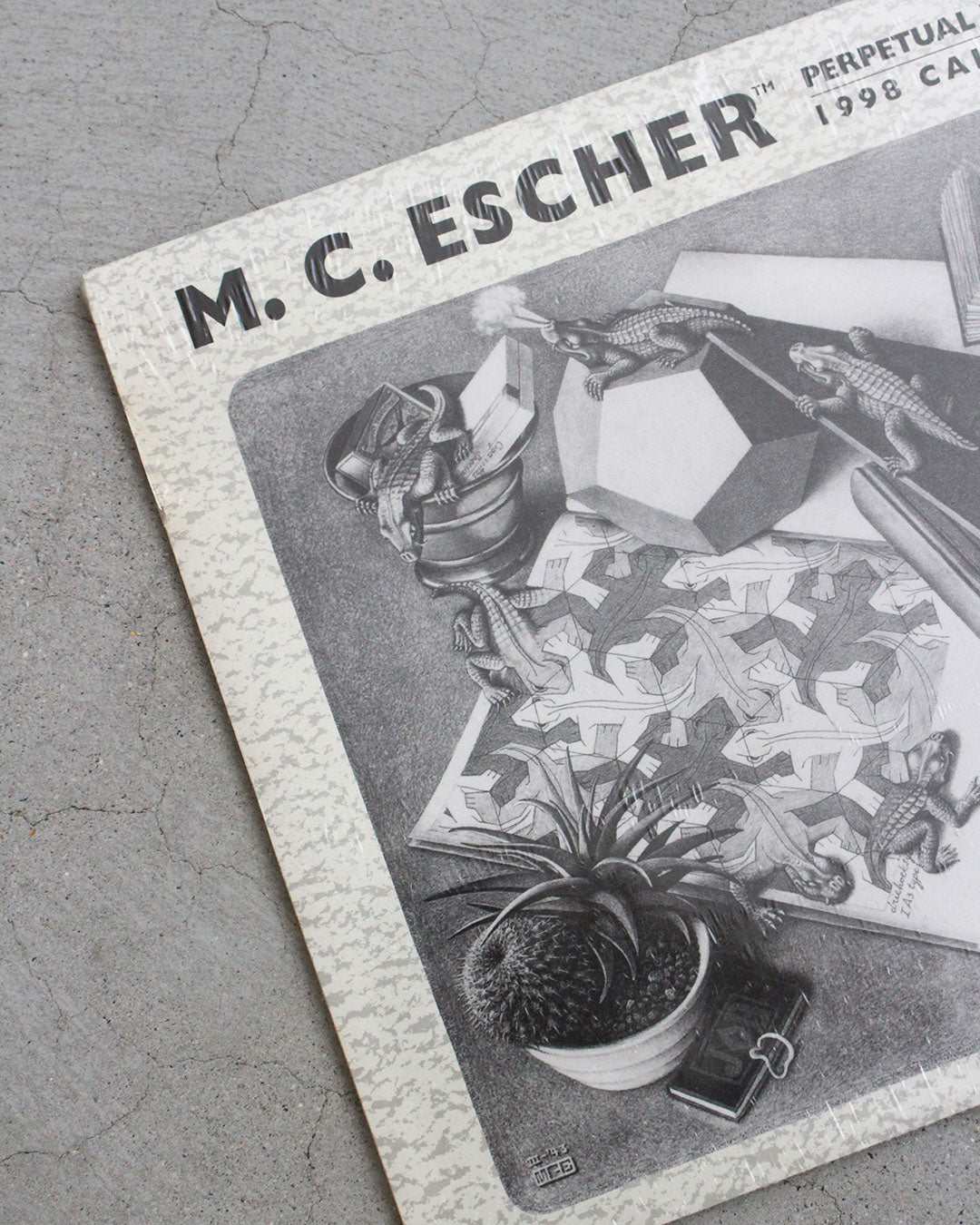 【DEADSTOCK】90s M.C. ESCHER “Perpetual Motion” 1998 Calendar