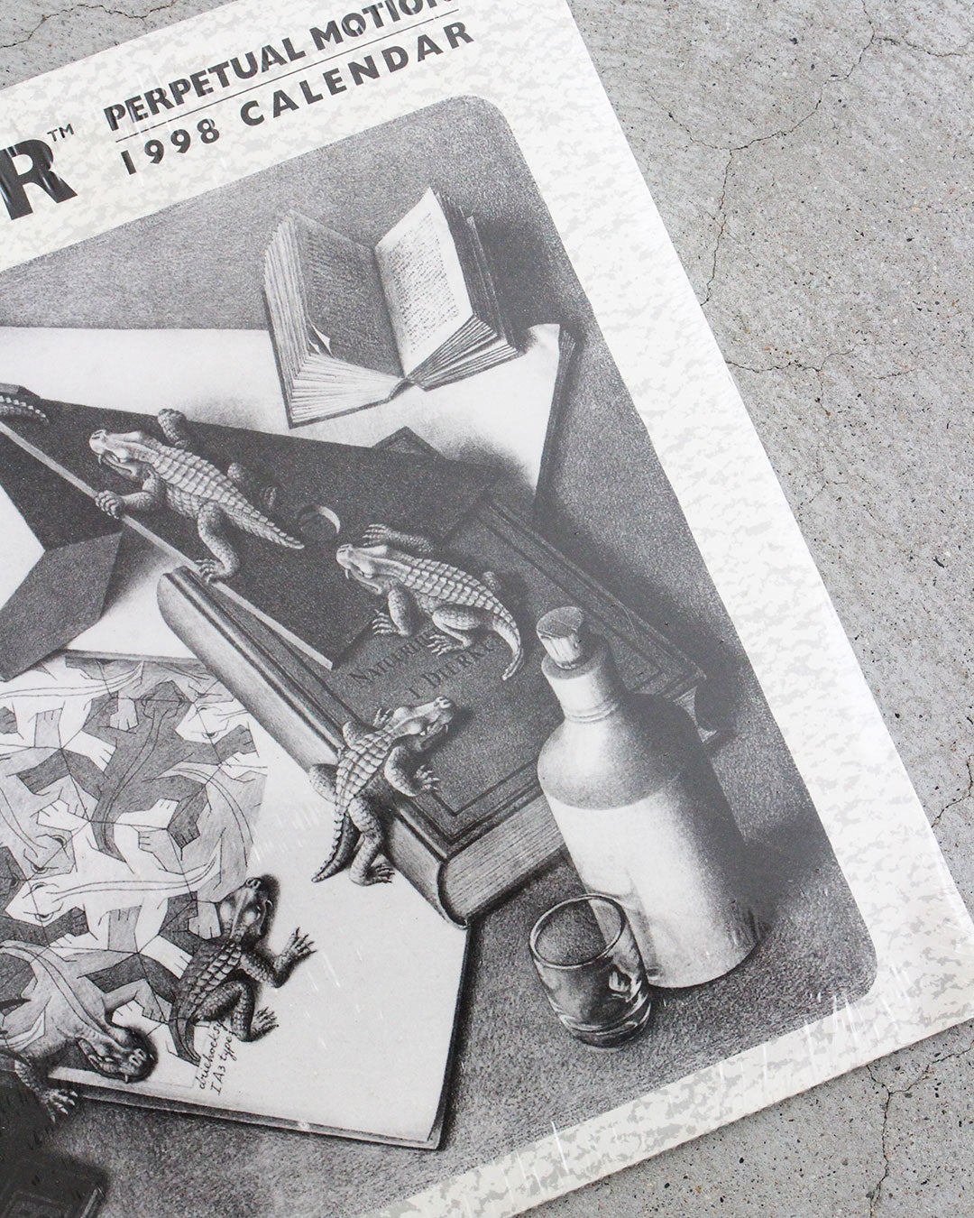 【DEADSTOCK】90s M.C. ESCHER “Perpetual Motion” 1998 Calendar