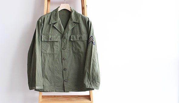 40s US Army HBT Shirts Jacket】ヴィンテージミリタリーらしいHBTの ...