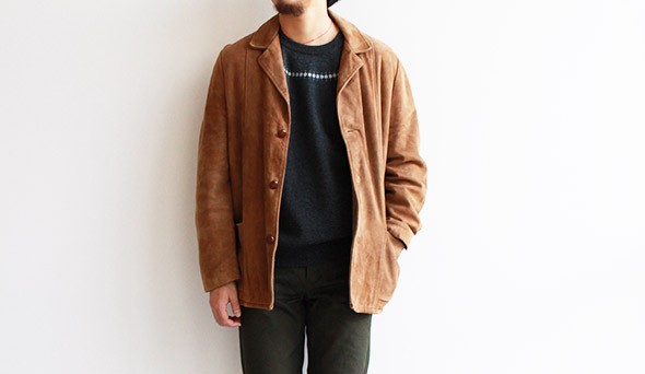 VINTAGE】60s McGREGOR Seude Boa Coat.柔らかく上質なスエードが使