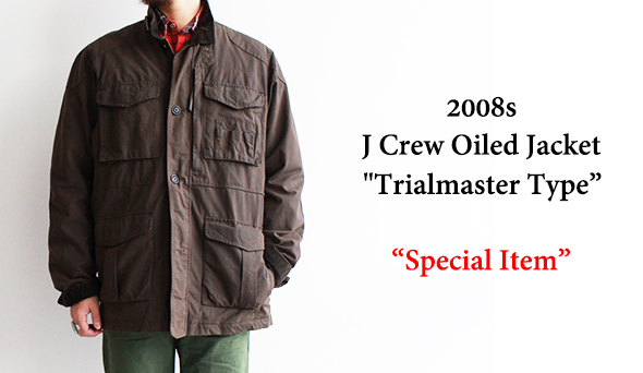 VINTAGE】08s J Crew Oiled Jacket “Trialmaster Type”個人的には 