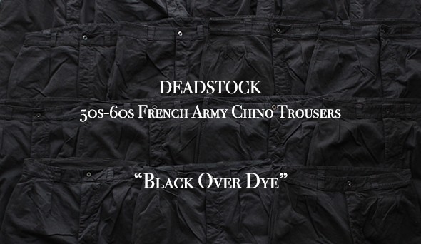 French Army Chino black dye