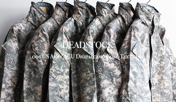 【DEADSTOCK】00s US Army ACU Digitalcamo Gore-Tex Parka.近代ミリタリーを代表する1枚。 | blog