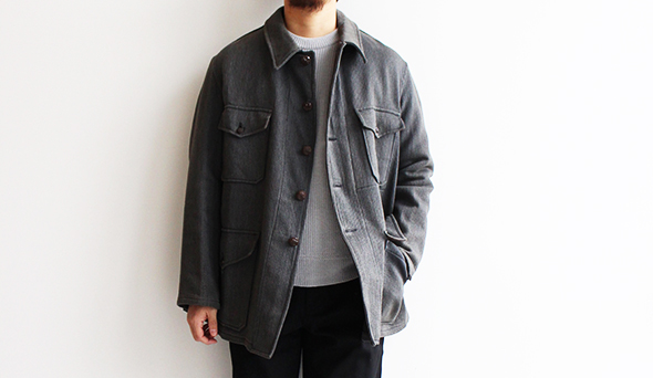DEADSTOCK】40-50s French Cotton Pique Hunting Jacket.スペシャルな1 ...