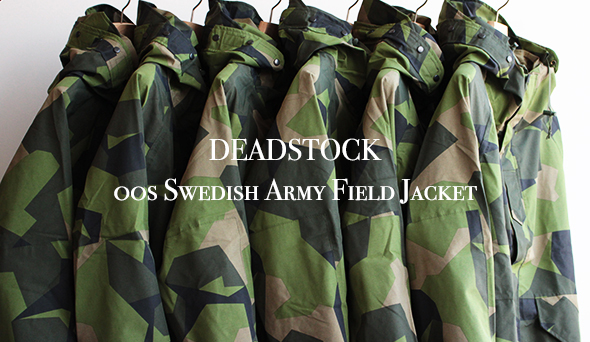 DEADSTOCK】00s Swedish Army Field Jacket ”M90 Camo & Black”お探し 