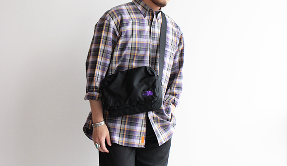 The north face purple label limonta nylon shoulder shop bag